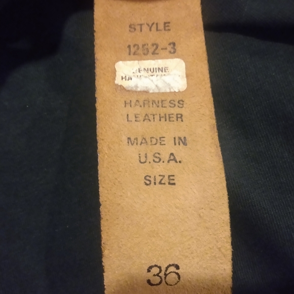 Mens genuine harness Leather - Picture 2 of 5